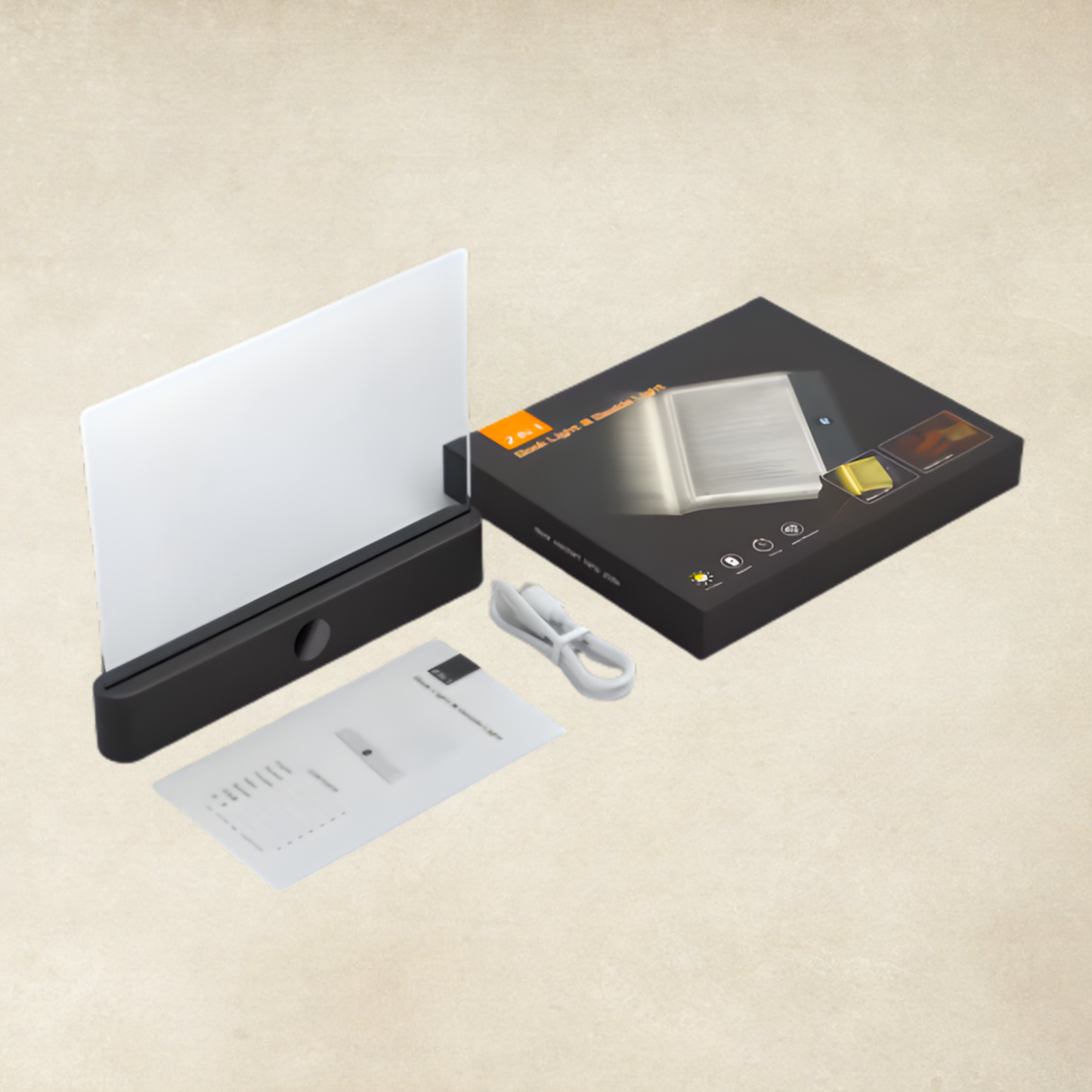 Luz LED inteligente para libros de lectura