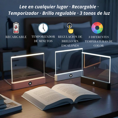 Luz LED inteligente para libros de lectura
