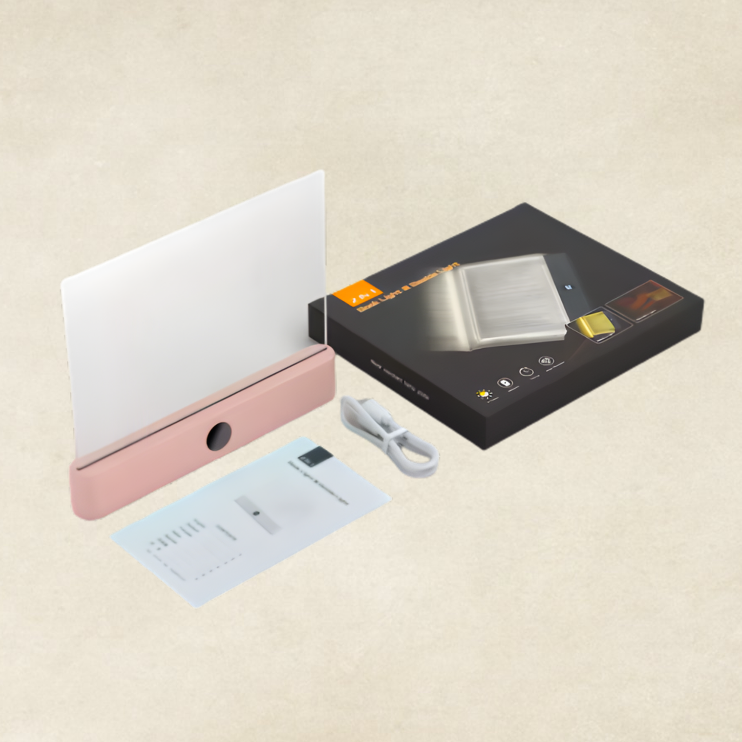 Luz LED inteligente para libros de lectura